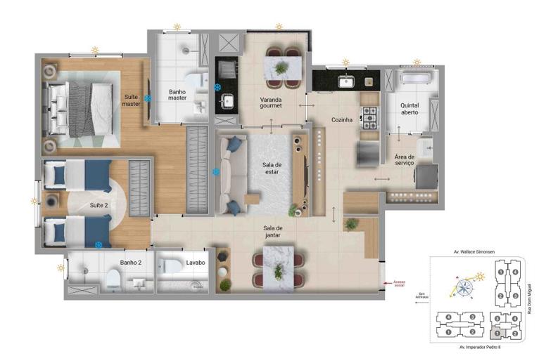 Apartamento com 2 Quartos à Venda, 85,00 m² - Foto 14