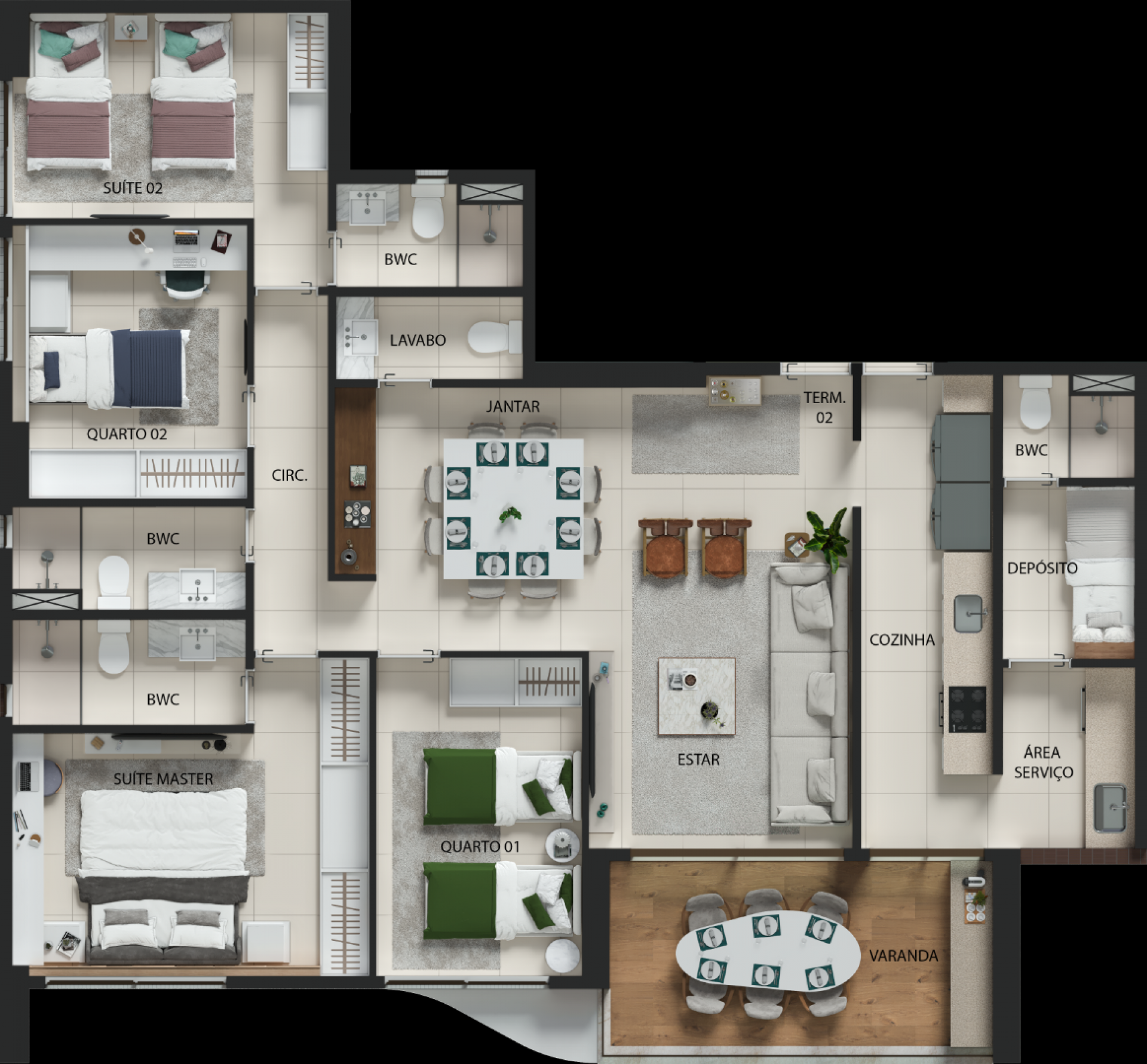Apartamento com 4 Quartos à Venda - Foto 14