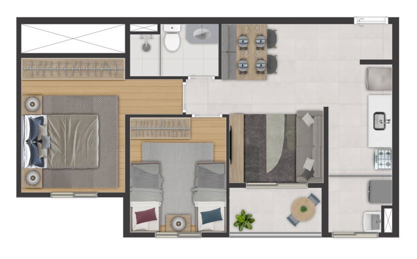 Apartamento com 2 Quartos à Venda - Foto 13