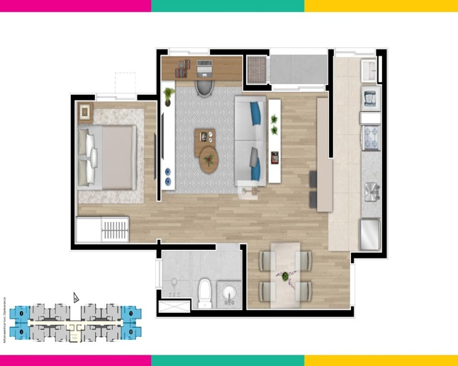 Apartamento com 1 Quarto à Venda, 83,60 m² - Foto 5