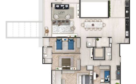 Apartamento com 4 Quartos à Venda, 220,00 m² - Foto 6