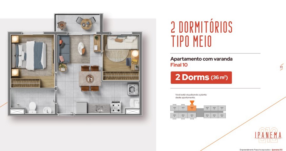 Apartamento com 2 Quartos à Venda, 36,00 m² - Foto 18