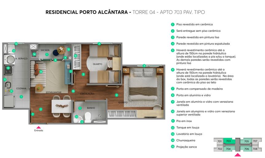 Apartamento com 2 Quartos à Venda, 43,00 m² - Foto 18