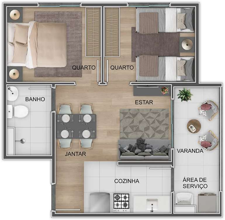 Apartamento com 2 Quartos à Venda, 45,00 m² - Foto 11