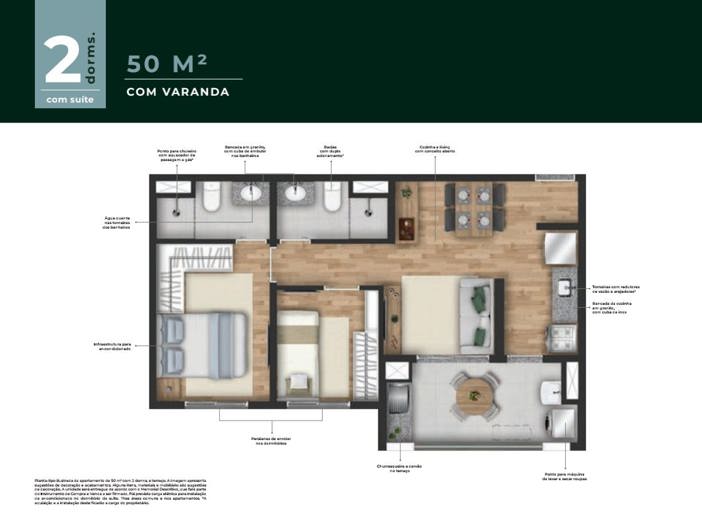 Apartamento com 2 Quartos à Venda, 47,00 m² - Foto 26