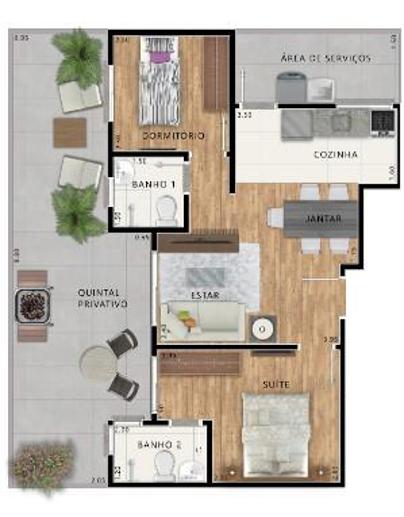 Apartamento com 2 Quartos à Venda - Foto 1