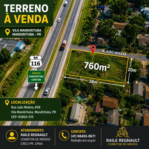 Terreno à Venda, 760,00 m² - Foto 2