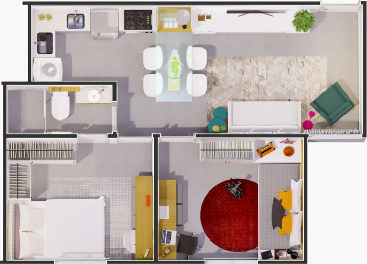 Apartamento com 2 Quartos à Venda, 42,00 m² - Foto 45