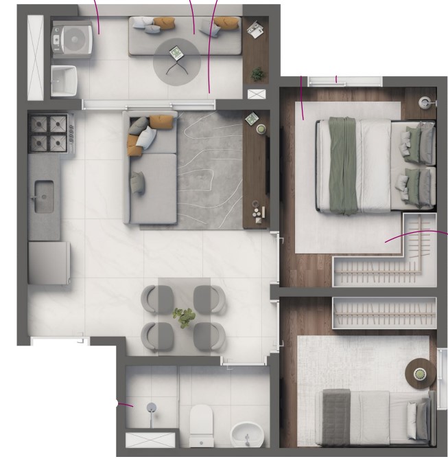 Apartamento com 2 Quartos à Venda, 24,00 m² - Foto 11