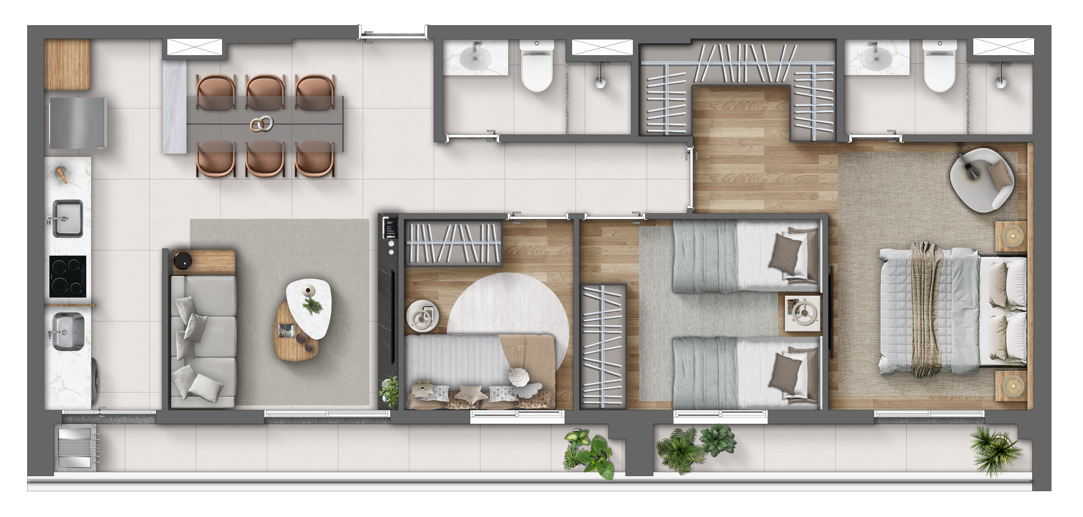 Apartamento com 2 Quartos à Venda, 29,00 m² - Foto 12