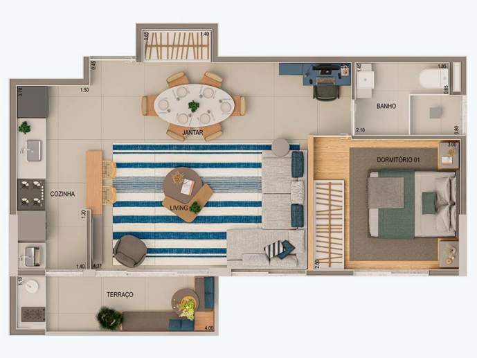Apartamento com 2 Quartos à Venda, 52,00 m² - Foto 25