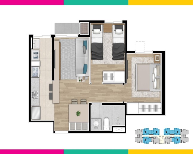 Apartamento com 1 Quarto à Venda, 83,60 m² - Foto 7