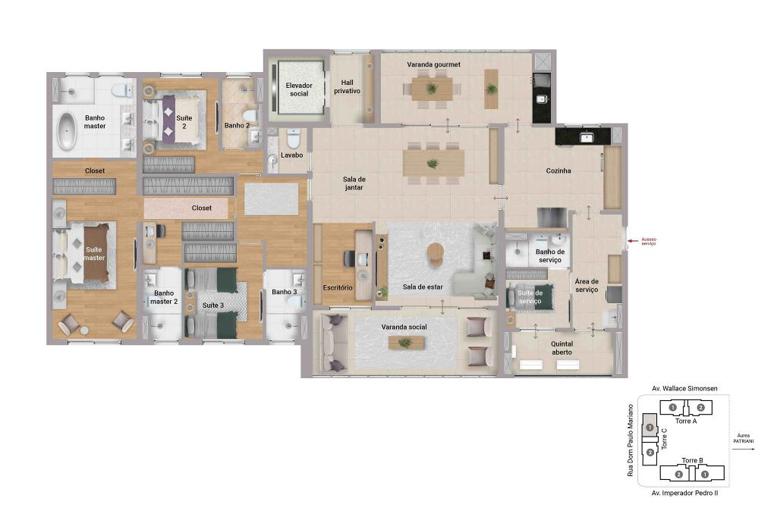 Apartamento com 4 Quartos à Venda, 203,00 m² - Foto 18