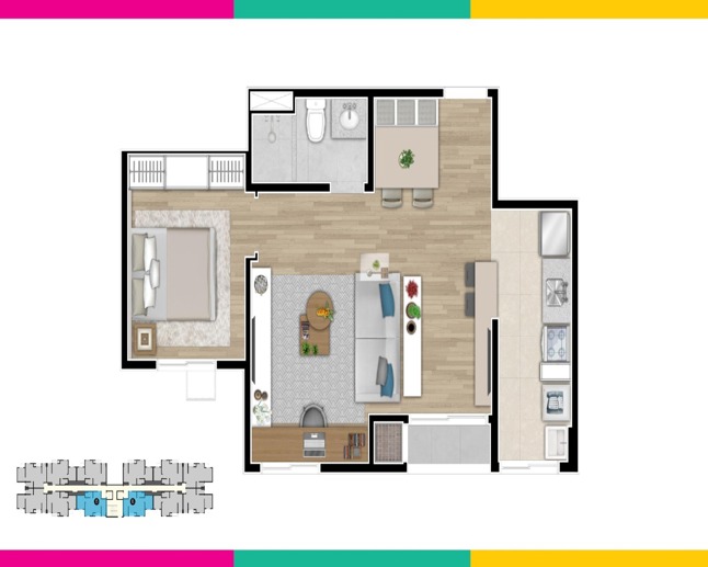 Apartamento com 1 Quarto à Venda, 83,60 m² - Foto 9
